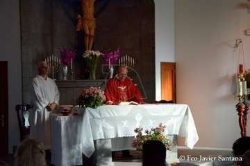Caserones Bajo procesiona a sus patronos (Foto Francisco Javier Santana)